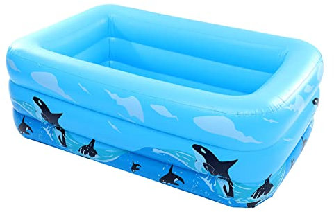 Toyvian Piscina Gonfiabile Per Ragazzo Ragazza Ragazza in Pvc Di Facile Da Gonfiare e Sgonfiare Adatta Per Uso Interno Ed Esterno Divertimento Estivo in Acqua