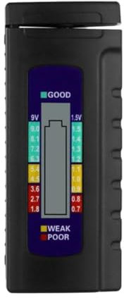 CTDWNT Testeur de batterie numérique portable à écran LCD universel pour batterie portable - Contrôle de capacité - Pile bouton AA pour outil AAA