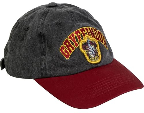 CERDÁ Life's Little Moments Unisex Kinder Harry Potter Gryffindor Cap Für Erwachsene – Verstellbare Basecap Mit Gebogenem Schirm Baseballkappe, Mehrfarbig, 58 EU