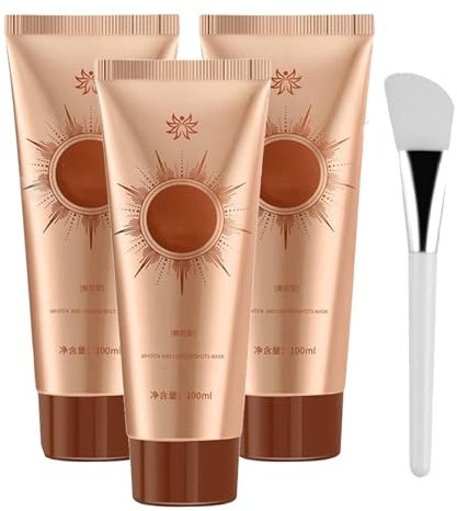 Skincary - Poren Tiefenreinigungsmaske, Parowu Aufhellende und Fleckenentferner Gesichtsmaske, Peel Off Maske Gesicht, Mitesser, Öl-Kontrolle, Verbessern Mattheit, Hautstraffend & Verjüngend (3PC)