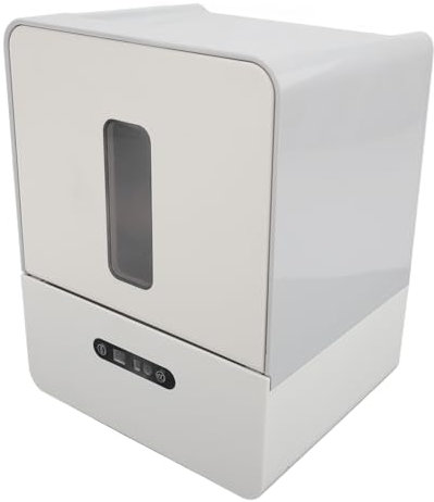 Dispensador automático de toallas de papel, dispensadores comerciales de tejido higiénico de plástico montado en la pared sin sellado existente, caja de tela de papel con luz nocturna
