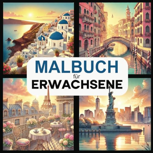 Malbuch für Erwachsene : 50 Landschaften zum Entspannen
