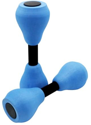 Manubri Aqua Fitness – 1 paio di manubri da acqua con schiuma EVA per ginnastica acquatica | Manubri per sport acquatici, bilancieri per acqua-fitness, manubri in schiuma EVA ad alta densità per