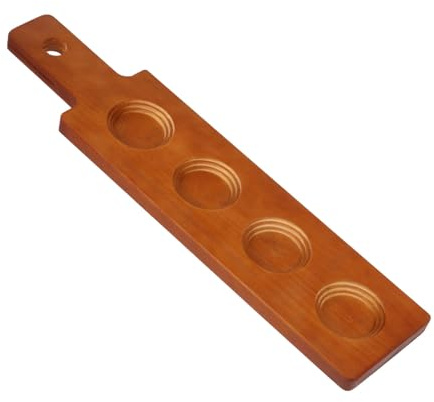 MOTHNUR Portavasos de Madera con Soporte para Bebidas Posavasos Resistente para Bar Cocina Restaurante y Hotel Accesorio Decorativo Multifuncional