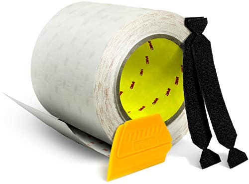 VViViD 3M Clear Paint Protection Vinyl Film 4 Inch Wide Choose Your Size Including Tools (4 Inch x 72 Inch)