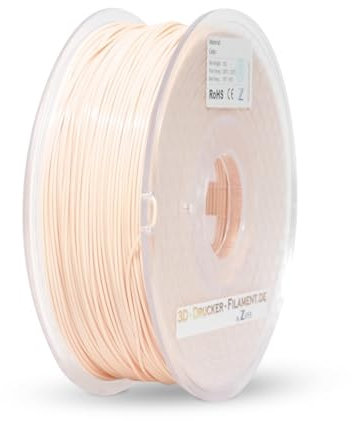 Z3D® PETG+ 1,75mm BEIGE-HAUTFARBE 1kg 3D Drucker Filament - hochwertig, hohe Festigkeit & Zähigkeit, ideal für technische Teile & Prototypen