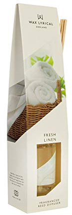 Wax Lyrical Reed Diffuser Home Fragrance - Fresh Linen, 100ml