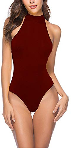 Women One-Piece Sleeveless High Cut Holographic Bodysuit Swimsuits Bathing Suits Ladies Jumpsuit Pyjamas Womens Onesie All in One Piece Pyjamas Jump Sleep Suit Onesies Nightwear