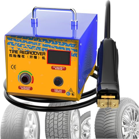 DPDZSW Machine De Groover De Pneus 1000w, Outil De Rainurage De Pneus Camion Hors Route Routiers Convient pour La Voiture, La Moto, Le Karting, Les VTT, Les Pneus Industriels