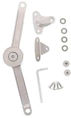 Hemobllo Charnière De Support De Couvercle Robuste à Fermeture Douce, Réglable, En Acier Nickelé, Pour Armoire Cuisine Et Chambre à Jouets, Lot, Usage Solide Et Maintien Sécurisé