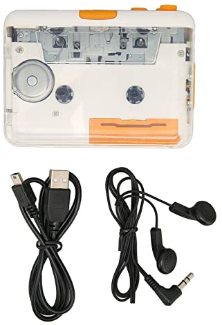 Ejoyous Kassettspelare, Kassett till MP3-omvandlare USB Bärbar Kassettspelare med Hörlurar Konverterar Band till MP3 Digital