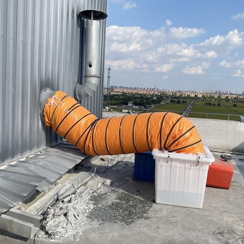 Abluftschlauch Lüftungsschlauch Trockner Schlauch Flexibler Luftkanalschlauch Für Abluftventilatoren Von Universalgebläsen, 30 28 24 20 18 16 14 12 10 8 6 Zoll Industrieller Abluftventilator Kanalschl