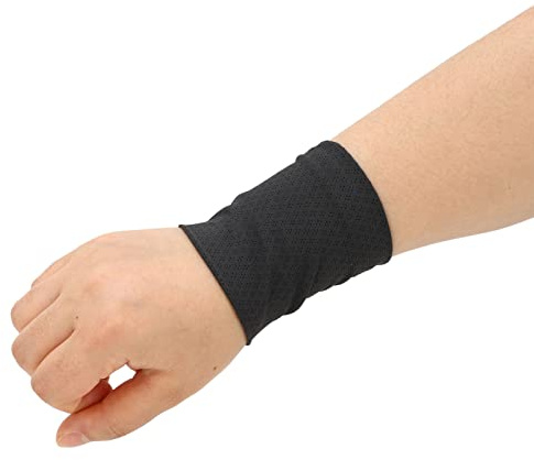 Ice Silk Training Wrist Sweatband, 1 Pair, Ice Silk Cooling Wristband, Skin-Friendly, Elastic, Unisex, Breathable, Sweat-Absorbent, for Sports Exercise (2)