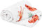 CUEMOON Coperta per Neonato100% Cotone 75x100 cm, Bambini Minky Multifunzionale Bifacciale, Coperte per Culla Super Morbida per Ragazza Ragazzo, cervo