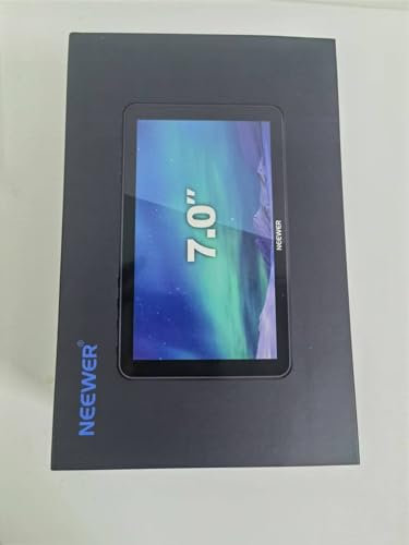 NEEWER F700 7 Monitor Campo Cámara, 2000nit HD 1920x1080 IPS Pantalla Táctil con 3D LUT, 4K HDMI Loop in/out con Peak Focus Asistencia Video DSLR Onda HDR,Montaje Zapata Fría,5200mAh Batería y Cable