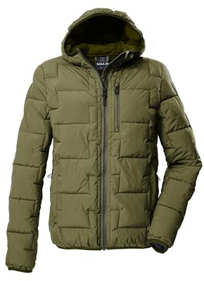 G.I.G.A. DX Uomo Giacca trapuntata/funzionale in piuma d'oca con cappuccio GW 72 MN QLTD JCKT, olivgrün, XXL, 43519-000