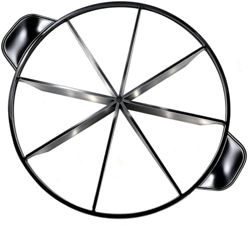 FDXGYH Pie Cutter 8 slice 10 Pie Plastic Cutter with 8 Equal Slices | for Slicing Pies Cake Quiches Desserts (Black)