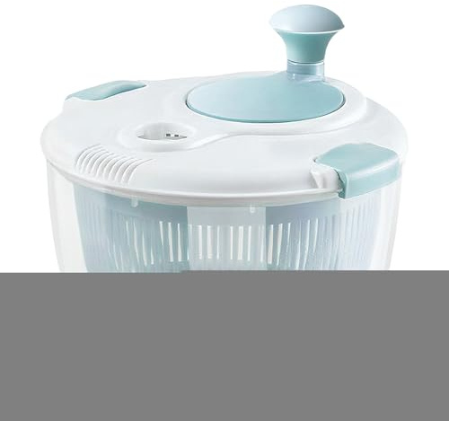 Centrifuga per insalata, centrifuga per lattuga, piccola rondella per insalata e centrifuga, con cestello per lavare verdure e ciotola da portata, capacità 5 l, strumento manuale per l'irrigazione