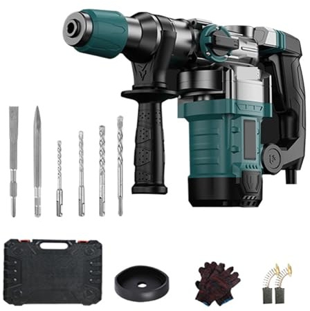 Trapano Percussione Martello Perforatore Elettrico Rotativo For Calcestruzzo 1200W Martello/trapano/piccone Elettrico For Demolizione, Scanalatura Del Calcestruzzo(DG-K28B)
