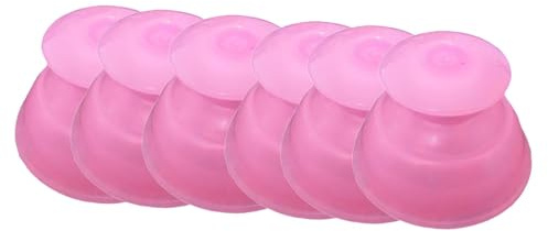 Harilla Set di coppette in silicone per massaggi cinesi, pratico strumento per coppette a vuoto con ventosa per salone di bellezza per la schiena e il corpo, 6 Pezzi