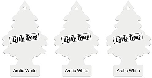 LITTLE TREES Air Freshener, Arctic White, 3 Pack