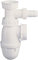 SOMATHERM FOR YOU - BB120 - lavandino sifone con uscita regolabile per lavatrice - NF - di plastica bianca