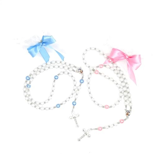 Rosenkranz mit Namen personalisiert Rosary Taufe Kommunion Konfirmation Geschenk