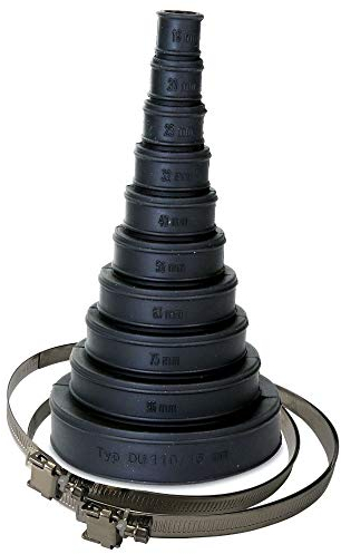 PSI Stufenmanschette; Abschlussmanschette Kabel/Rohr Größe 110 mm (16/20/25/32/40/50/63/75/90 mm)