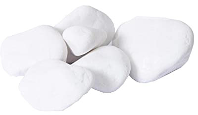 S4G Decorative Stones for Garden bags 20 kg | Thassos Snow-white a premium natural stone, ideal for decorating your garden to give it a clean bright look and create an amazing. (20, 10-30 mm)