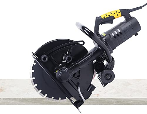 Fresadora eléctrica para muros, 2800 W, fresadora eléctrica de ranuras, 4800r/min, fresadora de pared,anura de 45 mm de profundidad para ladrillo, hormigón, mármol