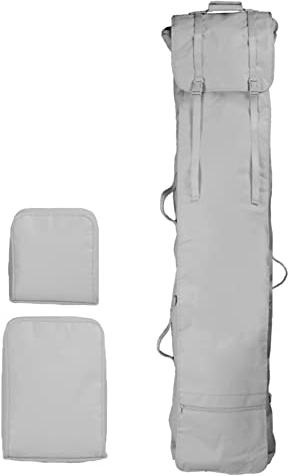 Multifunktions-Einzel-/Doppelboard-Skitasche mit hochfestem Mountain Wheel, verstellbare Länge 135–175 cm, wasserdichte Offroad-Snowboardtasche, für Männer, Frauen und Ju