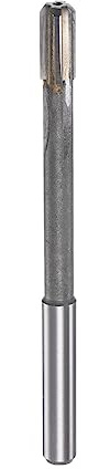 sourcing map Hartmetall Reibahle 7.3 mm, 4 Schneidig, H8/H7 Genauigkeit, Sandstrahlbeschichtung Maschinenreibahle für Metall Holz Loch Reiben, Gerade Nut Hochgeschwindigkeitsstahl Werkzeug