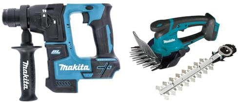 Makita DHR171Z Akku-Bohrhammer SDS-PLUS 18V (ohne Akku, ohne Ladegerät) & DUM604ZX Akku-Grasschere 18V (ohne Akku, ohne Ladegerät)