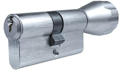 EVVA EPS Knaufzylinder 27/31K | hochwertiger Türzylinder Schließ-Zylinder | Technischer Kopierschutz & Patentschutz bis 2041 | Hohe Verschleißfestigkeit | inklusive 3 Schlüssel und Sicherungskarte