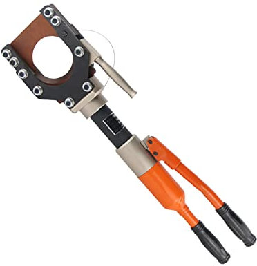 MOKLYF Coupe-câble hydraulique Coupe-Barre d'armature hydraulique φ75 8T Coupe-Boulon Coupe-Fil en Acier pour câble en cuivre et Aluminium, câble blindé(