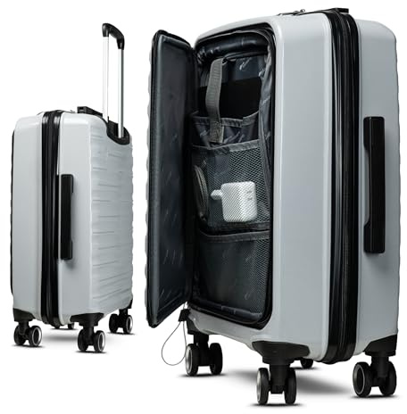 Handgepäck Koffer, passend für Ryanair, mit TSA Schloss, Koffer klein, Handgepäck-Koffer, kleiner Koffer, Koffer & Trolleys, Hartschalenkoffer, Ryanair Handgepäck 55x40x20 leicht, Handgepäckkoffer