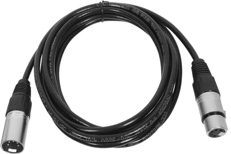 Toyvian Heavy Duty Pin Xlr Balanced Mic Cable Male to Female Extension Cord for Dynamic Microphones Studio Recording Podcast Audio Patch Cord