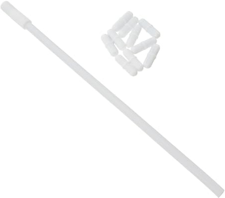 Operitacx Barra Mezcladora Magnética De Laboratorio 10 Piezas B7×25 Resistentes Corrosión y Alta Temperatura Varilla De Succión Magnética 250 Mm Para Uso Químico y Biológico