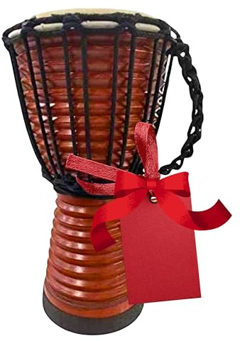 Drums Djembe Drum Djembe jembe is a Rope- goat skin Covered Goblet Drum Played by Hands West Africa style (12x6 carved)