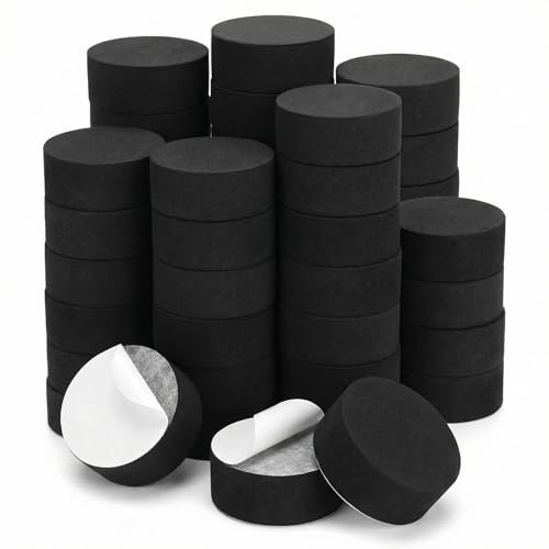 QWORK 40 Piezas Pied Pot de Fleur Invisible, avec Solide Tampon Auto adhésif pour jardinières intérieures et extérieures et Pieds de Meubles.
