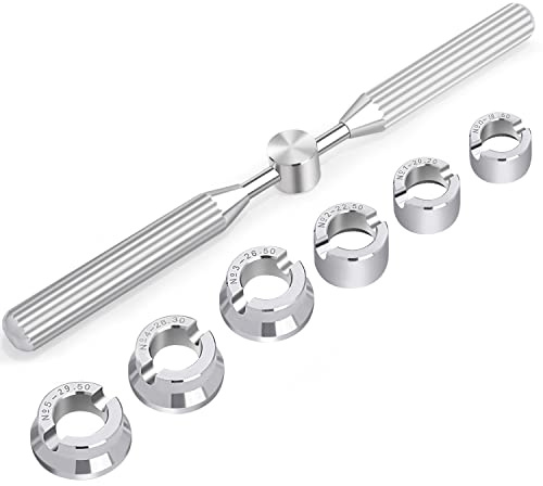 Professionelles Uhren-Reparaturwerkzeug 5537 Uhrengehäuse-Rückenöffner, Schließerentferner für Rolex/Tudor, silber, Uhrenreparaturwerkzeug, Uhrenreparaturset, Gehäuseöffner