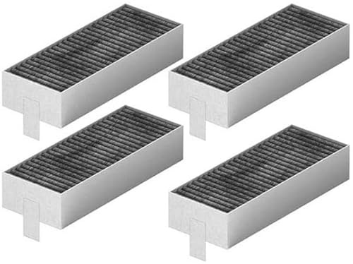 Set di 4 filtri a carbone attivo per cappe da cucina Siemens HZ9VRCR0 17004796 / Bosch HEZ9VRCR0 17004805 / Neff Z821VR0 17004806 / Gaggenau CA282111 / Constructa CZ9VRCR0, filtro per circolazione
