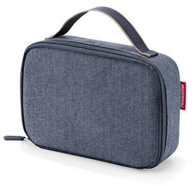 Reisenthel OY4113 THERMOCASE HERRINGBONE DARK BLUE Sportväska Dam HERRINGBONE DARK BLÅ One Size, Mörkblå fiskbensmönster, Taglia Unica, Sporter