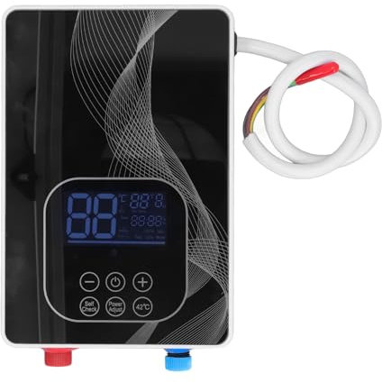 Mini Calentador de Agua Eléctrico, Calentador de Agua Eléctrico 6KW Automodulante para Uso Doméstico