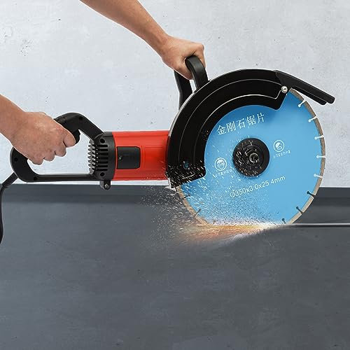 Mauernutfräse Schlitzfräse 3.5KW - Geschwindigkeit von 3800rpm - Staubfreies Schneiden Kabelnut - Nutfräser, Fugenfräse Kreissäge