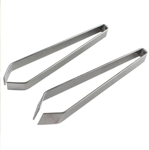 Set di pinzette per lische di pesce, pinze per lische di pesce, pinzette per pesci, pinze piatte e inclinate in acciaio inox, pinzette per rimuovere le ossa di pesce, pinzette per rimuovere le ossa di