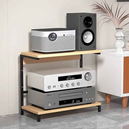 Elitix HiFi Rack Standalone-Multi-CD-Player für zu Hause, AV-Komponenten-Medienständer, Stereo-Schrank, Audio-Video-Tower, Plattenspielerständer zur Lautsprecheraufbewahrung