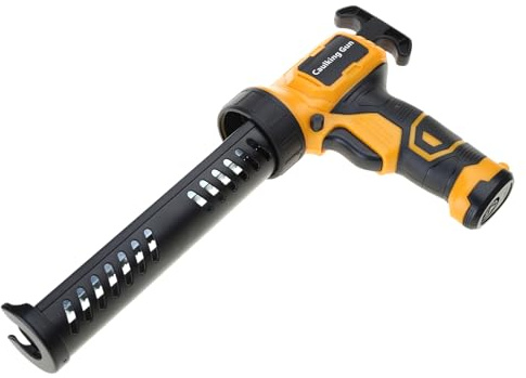 Pistola de calafateo eléctrica inalámbrica con 4 velocidades ajustables con luz LED de 10 onzas/300 ml