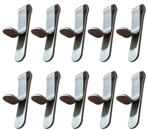 divuukyi 10 anillos de acero inoxidable para tartas, clip de fijación para postres, decoración de postres, herramienta fácil de limpiar