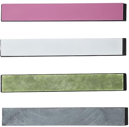 FTVOGUE 3000# / 5000# / 8000# / 10000# Couteau Aiguiser la Pierre de Pierre en avec Base, sans Glissement, Facile à Utiliser pour le Pointeur de Couteau à Angle Fixe, Disque de Broyage en Acier